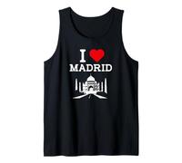I Love Madrid Indian Landmark Funny Prank Joke Gag Prankster Canotta