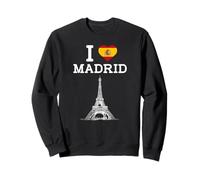 I Love Madrid Prank Gag Eiffel Tower Funny Joke Prankster Felpa