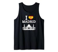 I Love Madrid Prank Joke Indian Landmark Funny Gag Novelty Canotta