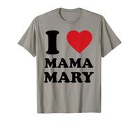 I Love Mama Mary, Detto Cristiano Cattolico Maglietta