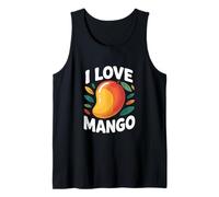 I Love Mango, divertente design a forma di frutta tropicale Canotta