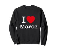 I Love Maro, Morocco Illustration Novelty Graphic Designs Felpa