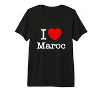 I Love Maro, Morocco Illustration Novelty Graphic Designs Maglietta Premium