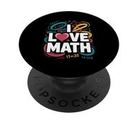 I Love Math Equations Appassionato Design PopSockets PopGrip Adesivo