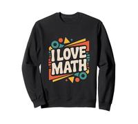 I Love Math Forme Geometriche Enthusiast Design Felpa