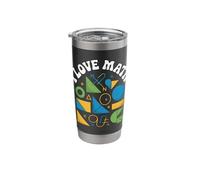 I Love Math Forme Geometriche Equazione Bicchiere termico in acciaio inox doppia parete