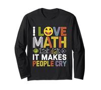 I Love Math, It Makes People Cry ---- Maglia a Manica