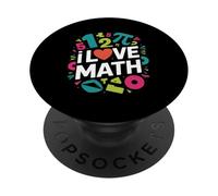 I Love Math Numeri Luminosi Geometria Pi PopSockets PopGrip Adesivo