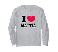 I Love Mattia Maglia a Manica