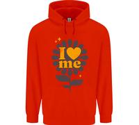 I Love Me Auto Loving Fiducioso Citazione Divertente Bambini Felpa con Cappuccio