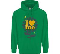 I Love Me Auto Loving Fiducioso Citazione Divertente Bambini Felpa con Cappuccio