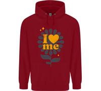 I Love Me Auto Loving Fiducioso Citazione Divertente Bambini Felpa con Cappuccio