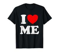 I Love Me Gift For Women Maine Gifts Souvenirs T-Shirt Grafica Retrò I Heart Me Love Me Maine Maglietta Unisex Adulto Nero Manica Corta S