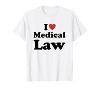 I Love Medical Law Student Major Graduation Maglietta