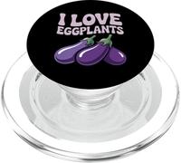 I Love Melanzane Citazione Di Verdure Divertente PopSockets PopGrip per MagSafe