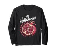 I Love Melograte Juicy Fruit Design Maglia a Manica