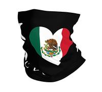 I Love Mexican Ghetta Antivento Ghetta da Collo Stampato Sciarpa A Mezza Faccia per Estivo Outdoor attività 26X30CM