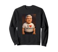 I Love Mexico Illustration Novelty Graphic Designs Felpa