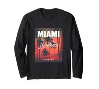 I Love Miami, Awesome Miami Florida Palms Take Me Anywhere Maglia a Manica
