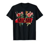 I Love Miami, Cool Floral Miami Beach Illustration Graphic Maglietta