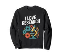 I Love Microscopi di ricerca DNA Scienza Felpa