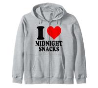 I Love Midnight Snacks Felpa con Cappuccio