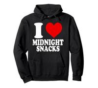 I Love Midnight Snacks Felpa con Cappuccio