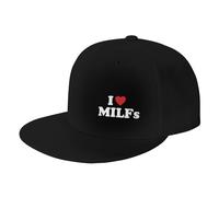I Love Milfs Cappelli da Sole Leggeri Snapback Hat Classic Cappello da Camionista per Uso Quotidiano Tropicale Primavera