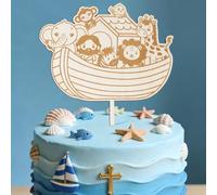 I LOVE MOM Cake Topper Compleanno Legno 5