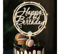 I LOVE MOM Cake Topper Compleanno Legno 8