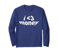 I Love Money · Amo i Soldi Y2k Clothes Iconic Slogan Maglia a Manica