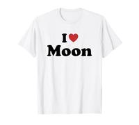 I Love Moon Maglietta