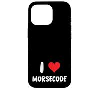 I Love Morse Code - Cuore - Parlare Sicurezza Parlare Custodia per iPhone 16 Pro