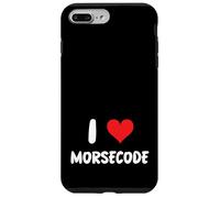 I Love Morse Code - Cuore - Parlare Sicurezza Parlare Custodia per iPhone 7 Plus/8 Plus
