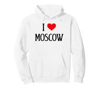 I Love Moscow Russia Russia Famiglia Russa Vacanze Viaggi Souvenir Felpa con Cappuccio