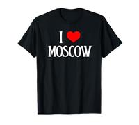 I Love Moscow Russia Russia Famiglia Russa Vacanze Viaggi Souvenir Maglietta