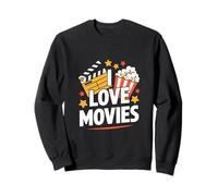 I Love Movies - Battipenna per Popcorn con Stelle Felpa