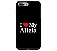 I Love My Alicia Cuore Alicia Amore Alicia Custodia per iPhone 7 Plus/8 Plus