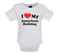 I Love My American Bulldog - T-Shirt / Body - Bulldogs Cane Cani Razza