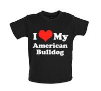 I Love My American Bulldog - T-Shirt / Body - Bulldogs Cane Cani Razza