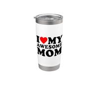 I Love My Awesome Mom Bicchiere termico in acciaio inox doppia parete