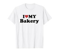 I Love My Bakery Maglietta