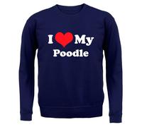 I Love My Barboncino - Adulti Felpa/Maglione - Cane Cani Animali Cute Divertente