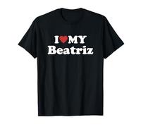 I Love My Beatriz Nome Coordinato Coppia Maglietta