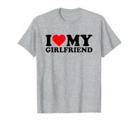 I Love My Beautiful Girlfriend, I Heart My GF Valentines Day Maglietta