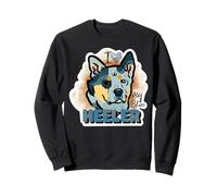 I Love My Blue Heeler Cane Mamma Papà Kawaii Australiano Bovino Felpa