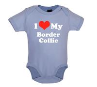 I Love My Border Collie - Bambino T-Shirt / Body - Cane Canina Cagnolino Pecora