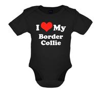 I Love My Border Collie - Bambino T-Shirt / Body - Cane Canina Cagnolino Pecora