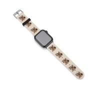I Love My Border Collie Shepherd Dog cinturino di ricambio in silicone cinturino sportivo compatibile per Apple Watch, 38mm/40mm, Acciaio inossidabile, Ametista