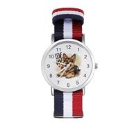 I Love My Border Collie Shepherd Dog orologio sportivo per uomo donna cinturino in nylon orologio da polso analogico al quarzo, Stile:, regular, Cinturino